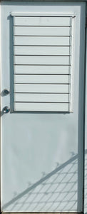 UPVC DOOR - 1/2 LOUVRE DOOR (SPECIAL ORDER)