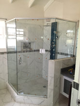 Load image into Gallery viewer, FRAMELESS NEO ANGLE SHOWER DOOR UNIT - (Supply & Install)