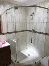 Load image into Gallery viewer, FRAMELESS NEO ANGLE SHOWER DOOR UNIT - (Supply & Install)