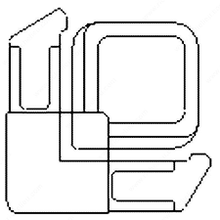 Load image into Gallery viewer, SCREEN FRAME CORNER W/ TAB