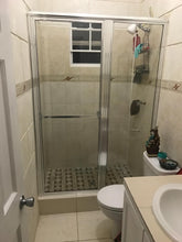 Load image into Gallery viewer, FRAMED SHOWER DOOR WITH FIXED PANEL - (Supply &amp; Install)
